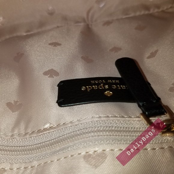 NWT KATE SPADE 100% AUTHENTIC DOME MINNIE MOUSE BLACK WARM VELLUM CROSSBODY - Picture 6 of 13